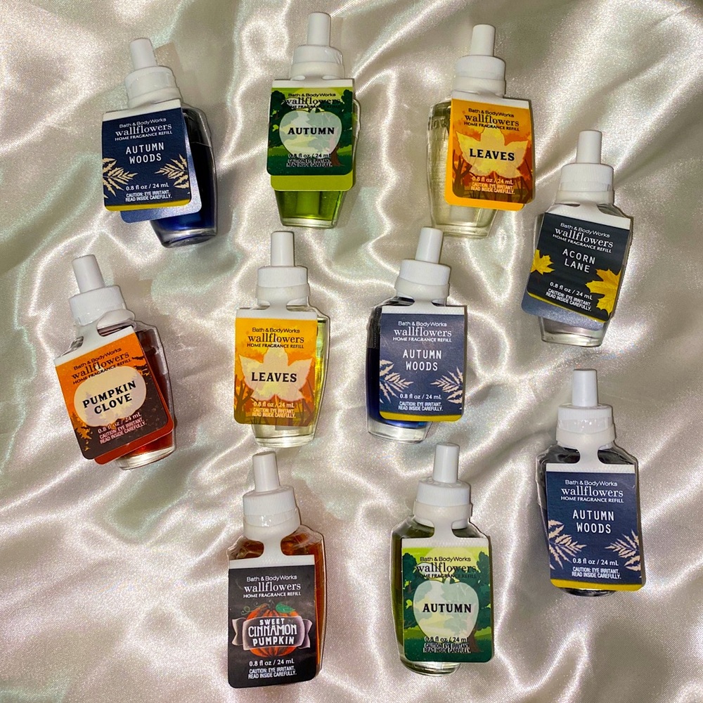 🍂Set of 10 Fall BBW Wallflower Refills